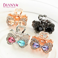 Mini Metal Hair Claw Clips for Women Clamp Mini Hair Jaw Clips Rhinestone Small Hair Crab