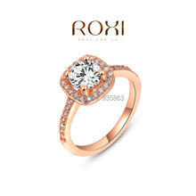 ROXI Jewelry Women s Rings Inlay Zircon Gold Plated Rings Wedding Ring for Women 101009438
