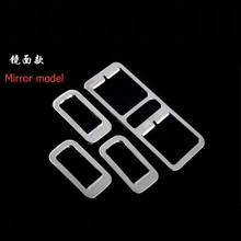 4 PCS DIY New ABS Chrome Car styling window lift button Decorative light box cover case For Volkswagen vw POLO parts accessories