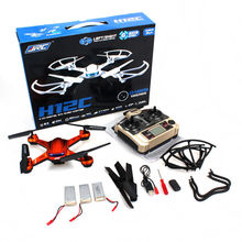 Free Shipping! JJRC H12C RC Drone Quadcopter Aircraft 5M Camera One Key Return&Free 3 Batteries