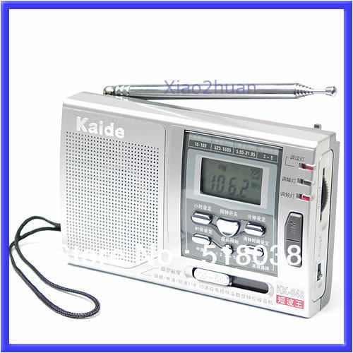  S72Free Shipping AM FM SW 10 Band Shortwave Radio Receiver Alarm Clock N