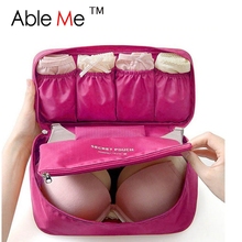 Necessaire Women Pochette Maquillage Portable Bra Underwear Cosmetic Makeup Toiletry Wash Case Girl’s Travel Organizer Bag
