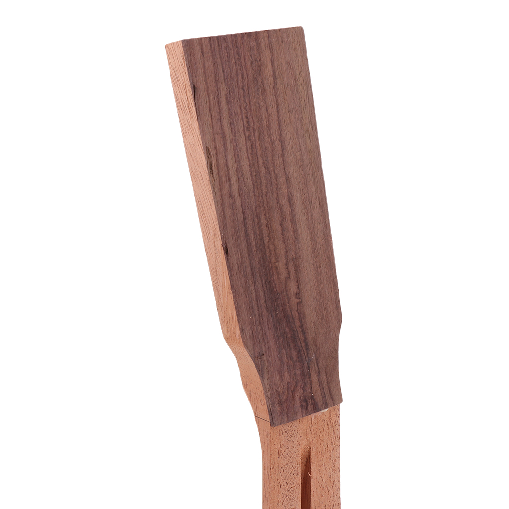 Wood Color Mahogany Acoustic Guitars Neck Headstock 41 Inch Wavy Type