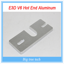 3D printer accessory Reprap E3D V5&V6 Hot End Aluminum Mount Plate for Makergear J-head or DIY Hot End Prusa oxidation treatment