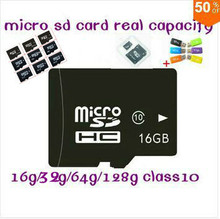 Real Capacity Micro SD Card Memory Card 4GB 8GB 16GB 32GB TF Card Flash Memory Gift adapter + TF card reader as usb flash drive