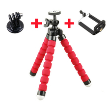 New GoPro Mini Flexible Camera Tripod Octopus Bubble Tripod with Mount Adapter for SJ4000 Camera Go Pro Hero 3+ 3 2 HD xiaomi yi