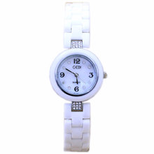 Envío gratis, set moda barrena reloj pulsera tabla de cerámica de moda para mujer joker nuevo reloj