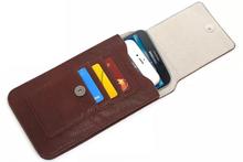 Universal Inew V3 V7 V8 Leather Case For Doogee DG900 DG850 DG2014 S3 F2 Mobile Phone Bag Waist Carabiner Watch Wallet Design