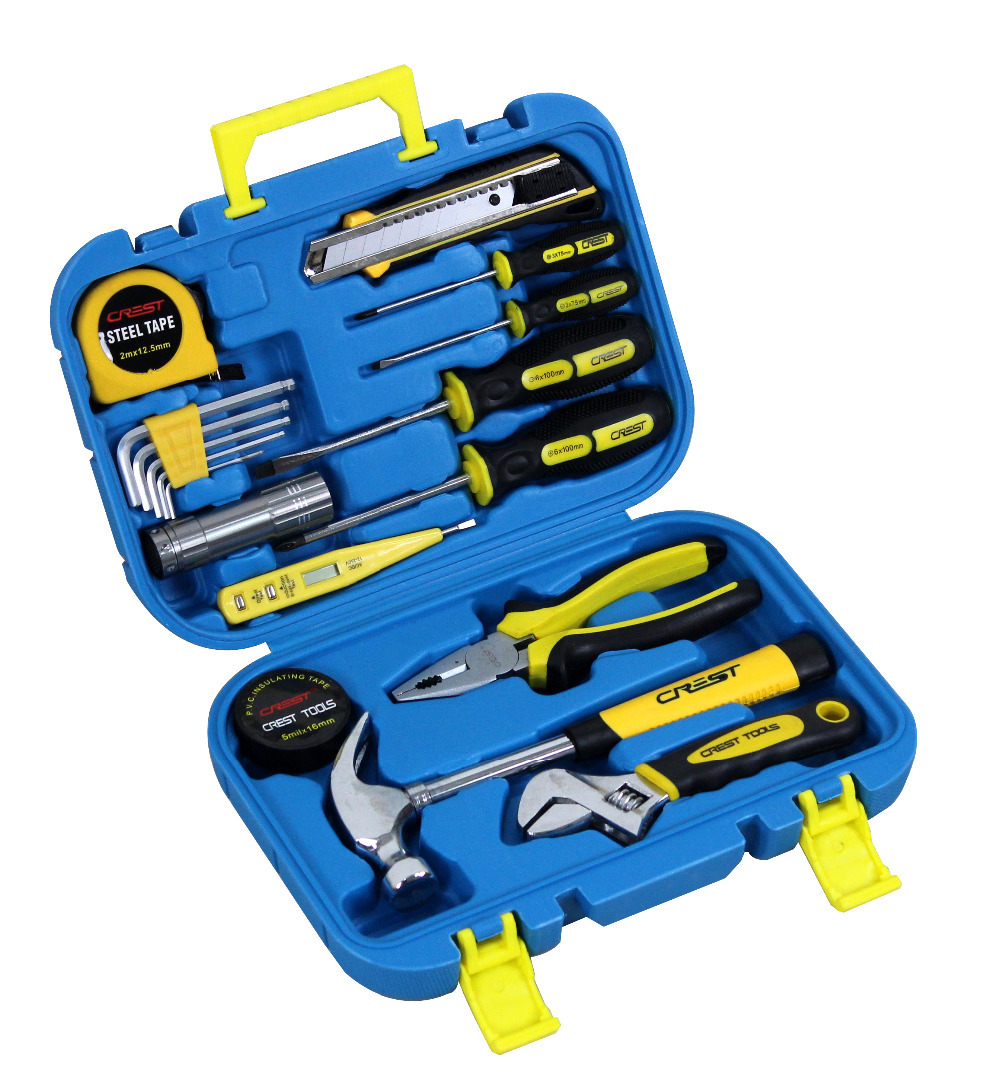 G  T Hot 18PC tool set combination & Chest Auto Home Repair Kit Metric- Lifetime Warranty 028018 Free Shipping R