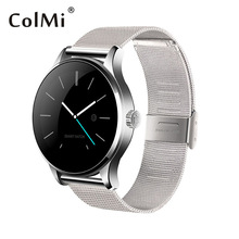 ColMi K88H Bluetooth Smart Watch Classic Health Metal Smartwatch Heart Rate Monitor For Android ISO Phone Remote Camera Clock