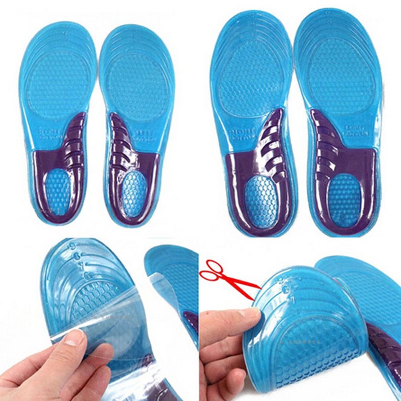 Sumifun 2Pcs Gel Unisex Insole Orthotic Arch Sport Shoe Pad Running Insoles C531