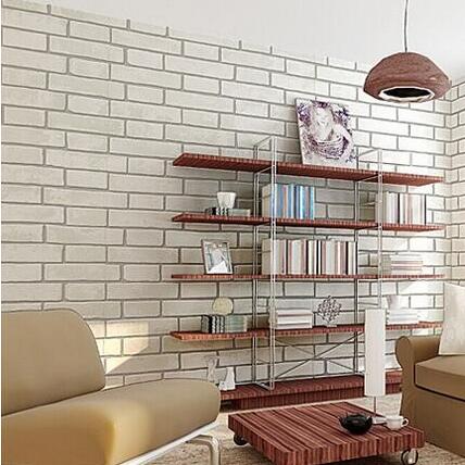 High quality Classic Vintage Stone Brick Pattern Designs Wall paper Embossed Non-Woven Wallpaper Home decor 0.53*10M/Roll R531