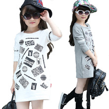 Girls Tops Lolita-Style Long-Sleeved T-Shirts For Girls O-Neck Print Tees Children T Shirts Long Inside Out kids Shirts Girl