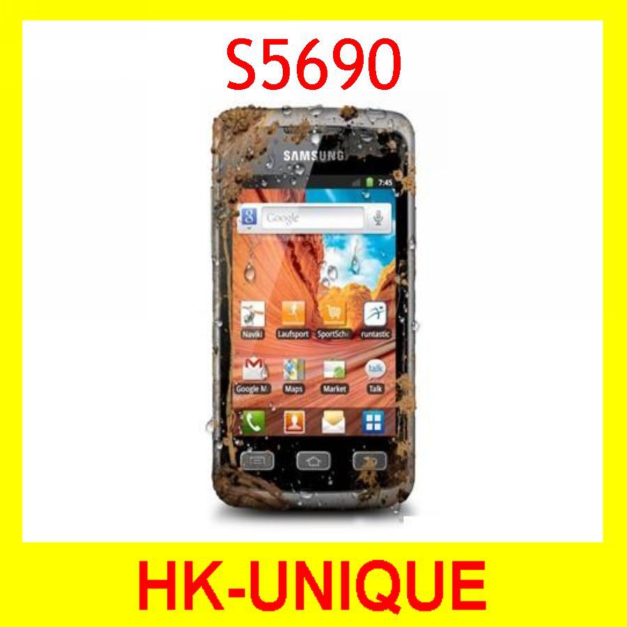 S5690 Original Unlocked Samsung S5690 cell phones WIFI GPS 3 15MP Camera Cheap android Smartphone refurbished