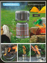 New design hot sell portable stainless steel Light Weight, Durable and Compact Cooking Stove
