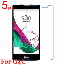 5pcs Ultra Clear LCD Screen Protector Film Cover For LG G4c G4 Mini H525N Protective Film + cloth