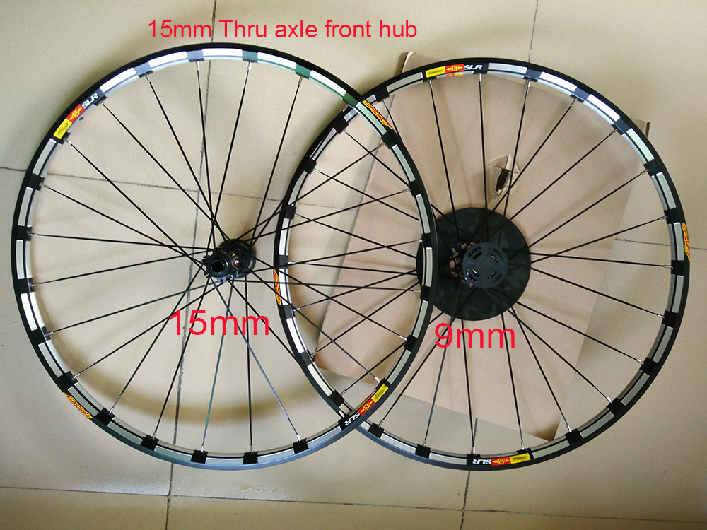 15mm thru axle front wheel