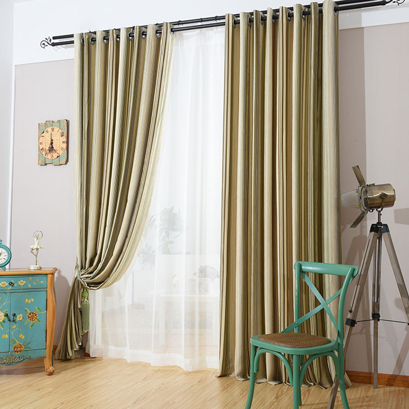 Living Room Striped Curtain Living Room Striped Curtain