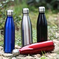 Stainless Steel Bowling Shape Vacuum Insulated Water Bottle Outdoor Travel Portable Keep Hot Water Bottle Fashion