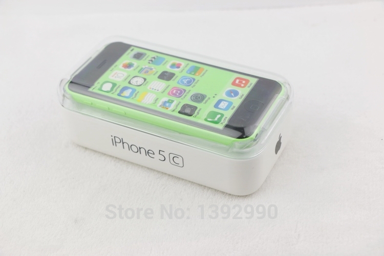 Original Unlocked Apple iPhone 5C Cell phones 16GB 32GB dual core WCDMA WiFi GPS 8MP Camera