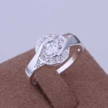 Hot Sale Free Shipping 925 Silver Ring 925 Silver Fashion Jewelry Inlaid Stone Opal Ring SMTR157