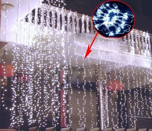 Wholesale 10m*3m Outdoor 1000 Led Waterfall Fairy Curtain Lights 2 ... - Wholesale 10m*3m Outdoor 1000 Led Waterfall Fairy Curtain Lights
