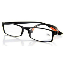 2014 Super-soft Ultra-light Plastic Women Reading Glasses Men Presbyopic Glasses Black