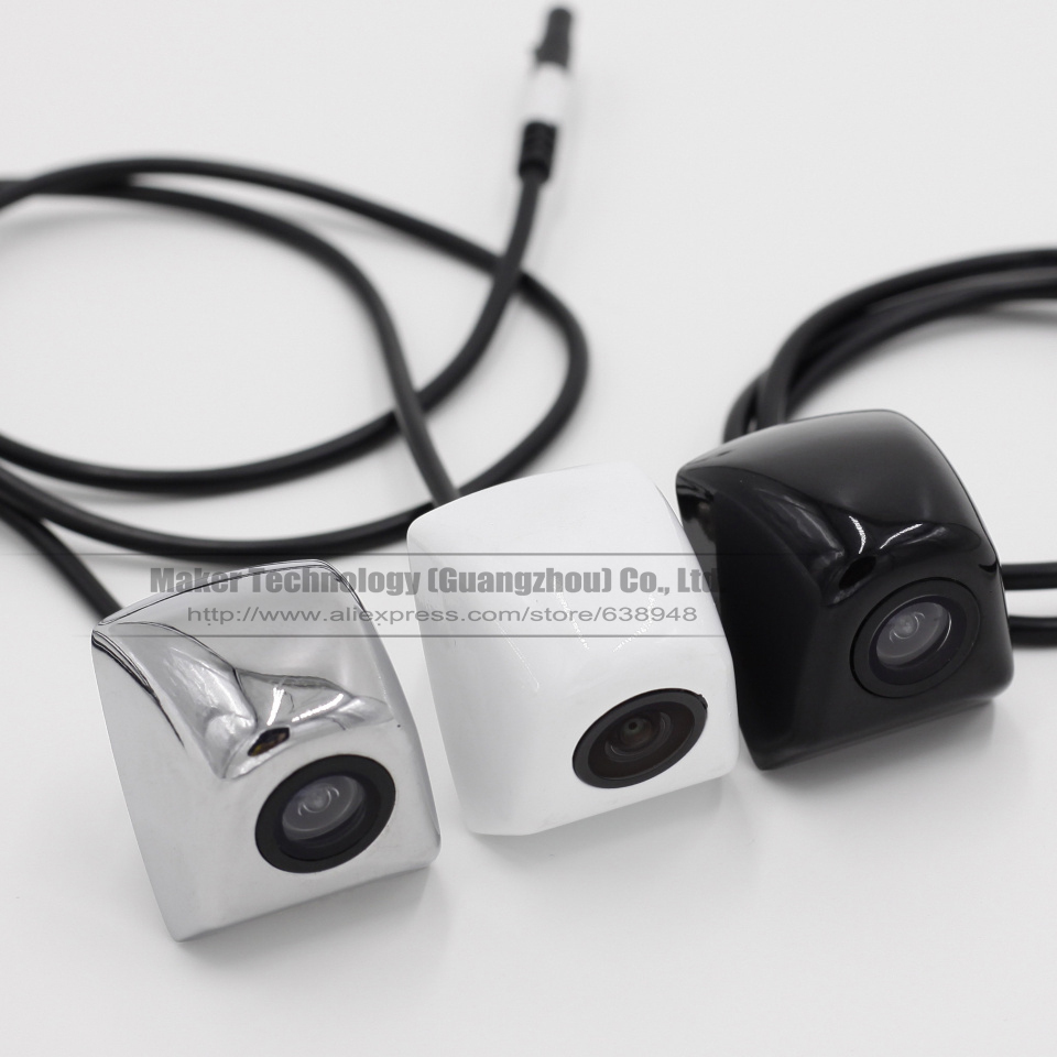 2015 New Waterproof CCD Universal HD Car Rear view BackUp Reverse Parking Camera Black Chromed White