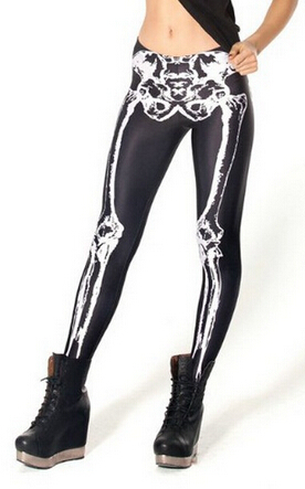 Drop Shipping top sale 2014 Newspace the Corpse Bride Printed fitness leggings women brand clothing punk