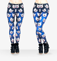 Winter Women Leggings 3D Print jeggings Galaxy Gray Cat Sexy Leggins Shiny Tayt Fitness Legging Calzas