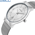 Hot Sale Luxury Brand Sport Men Wrist Watch Stainless Steel Mesh Band Fashion Quartz watch relogio