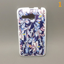 Fashion design Rubber Flower Painting Hard Plastic cell Phone Case for Lenovo A316 A 316 i