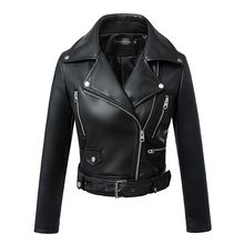 European Style washed Leather Jacket Female Slim motorcycle jacket Sky Blue women basic short coats chaquetas mujer 72702