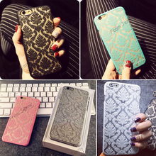 Brand New Glam 2015 Flower Hard Plastic Back Mobile Phone Skin Case Cover For Iphone 5 5S 6 6 Plus