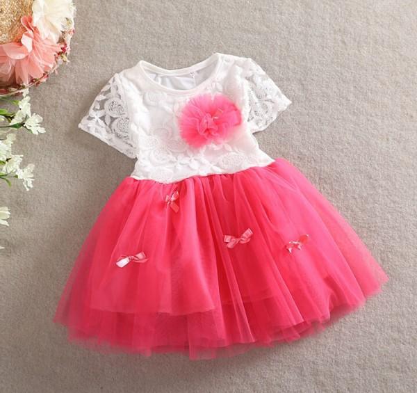 hot sale children princess dress baby girls floral printing dresses flower girl lace tutu dress kids clothing JL-1571