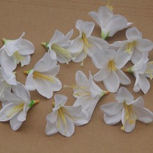 4CM High Quality Small Fabric Lilies Artificial Silk Morning Glory Heads,DIY Bouquet Decoration Accessories,Floral Head Wreath