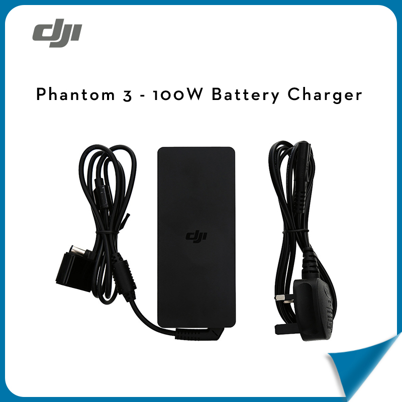 Original DJI Phantom 3 100W Battery Charger for Phantom 3 Aerial RC Helicopter FPV Camera font