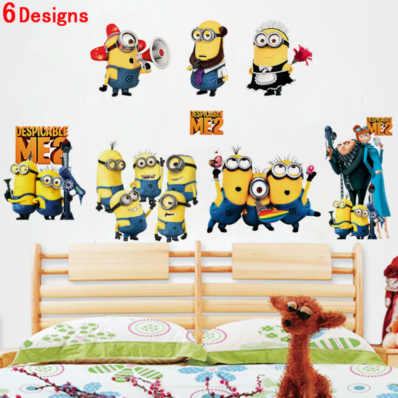 Saya tercela 2 minion  film decals Zooyoo1404 diy stiker 