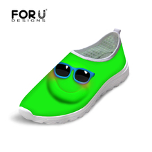 Comfortable Emoji Smiley Face Mesh Shoes Casual Super Light Male Breathable Fitness Shoes Fashion Zapatillas Deportivas Hombre