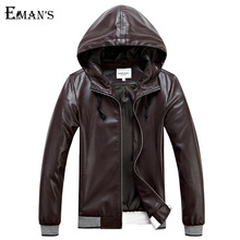 Brown Leather Jacket Men Hip Hop Casual Fashion Leather Coat Jackets Men Slim Fit Outdoor Suede Size M-2XL C2035