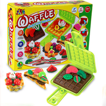 Hot sale New Creative Choi mud mud waffle mold plastic Set DIY Educational Toys children TH21