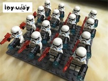 2016 Star Wars new blocks Aberdeen single bagged white Binglan soldiers soldiers 16 soldiers with grey brown send bulk floor