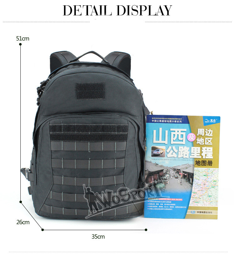 Large capacity climbing backpack travel bag hiking backpacks climbing bag free shipping 2 color 1