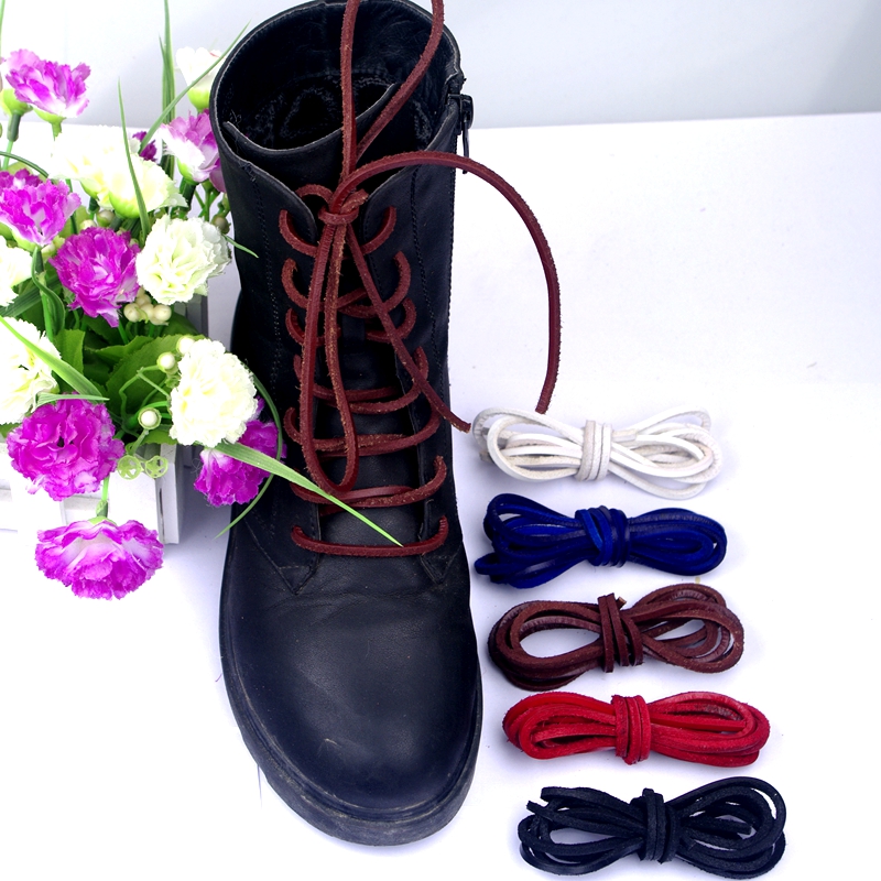 custom leather shoe laces