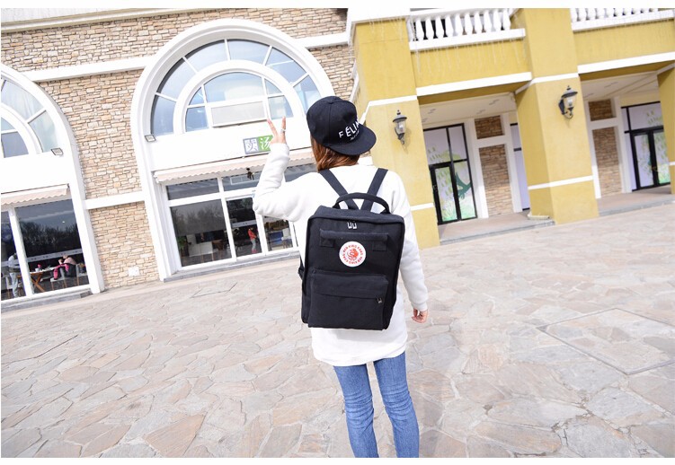  Sale Cheap Price 5 Colors Casual girl School Bag Casual Travel Bags Women\'s Canvas Backpack (21)