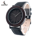 BOBO BIRD Lady Wood Wristwatch Women Watches Genuine Leather Band Wooden Quartz Watch Gifts relogio feminino