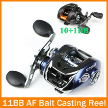 Blue/Black Baitcasting left/right Fishing Reel 6.3:1 R/L Hand Spinning lure Fishing Tackle ABU  Low Profile