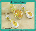 Valentine s Day Gift For Women 925 Silver Purple Amethyst Pendant Earring Fashion Jewelry Sets GM1210
