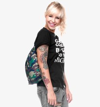 2015 Fashion Escolar Backpack 3D Printing Travel Softback Men Women Army Green Mochila Feminina Harajuku Drawstring