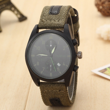 Man waterproof military watches accurate calendar 2016 fashion watches the new selling brand watch cloth belt